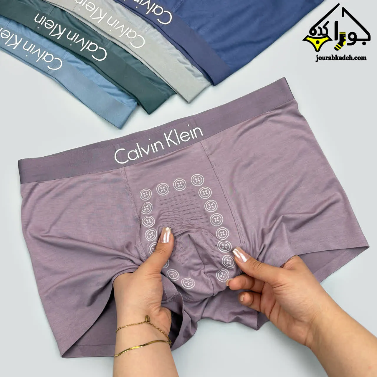 شورت نیمپا مردانه ماساژور طرح Calvin Klein برند لاکچری