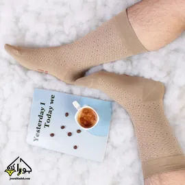 جوراب مردانه نانو 40 درصد مورچه طرح خال ریز