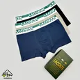 شورت نیمپا مردانه کش طرحدار LACOSTE