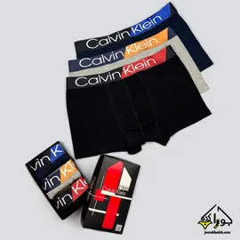 شورت نیمپا مردانه کش طرحدار Calvin Klein
