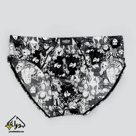 شورت اسلیپ مردانه کولسی اورجینال طرح عروس مرده