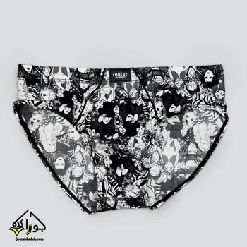 شورت اسلیپ مردانه کولسی اورجینال طرح عروس مرده