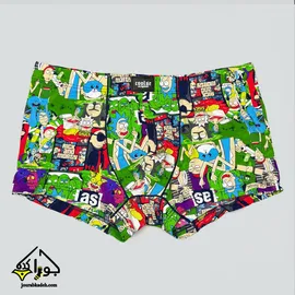 شورت نیمپا کولسی اورجینال طرح Pickle Rick2