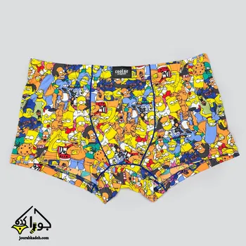 شورت نیمپا کولسی اورجینال طرح شهر سیمپسون ها