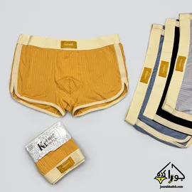 شورت نیمپاکبریتی مردانه مدل اسکات طرح COTTON