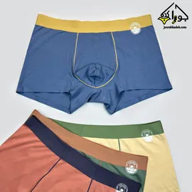شورت نیمپا کش لیزری چاپی برند یاشین