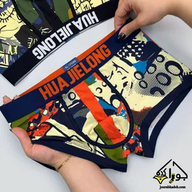 شورت نیمپا مردانه طرح اشکال برند لاکچری