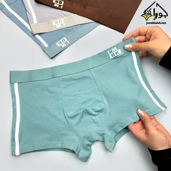 شورت نیمپا نواردوزی طرح OK برند لاکچری