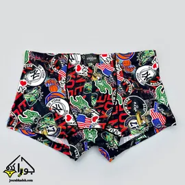 شورت نیمپا کولسی استار طرح U.S.A