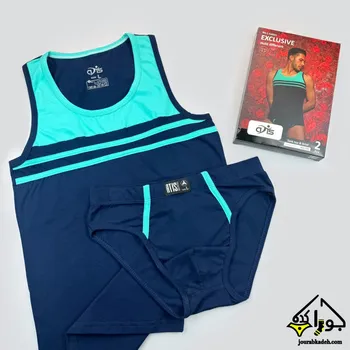 ست رکابی و شورت اسلیپ آتیس کد 602155