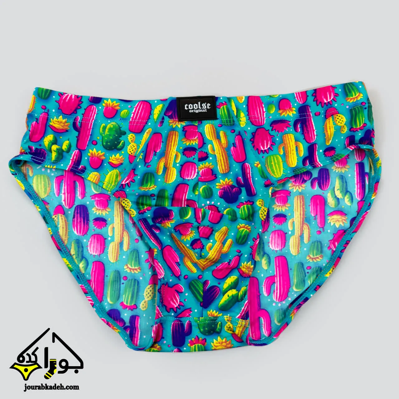 شورت اسلیپ طرح کاکتوس رنگی کولسی اورجینال