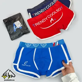 شورت نیمپا مردانه مدل اسکاتی پشت طرحدار برند لاکچری