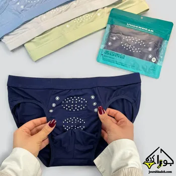 شورت اسلیپ ماساژور طرح دایره برند لاکچری