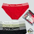 شورت اسلیپ بغل باریک Check & Sweel برند لاکچری