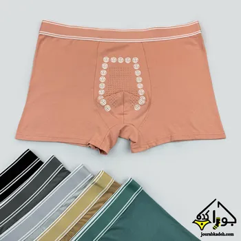 شورت نیمپا پنبه ای بدون درز ماساژوری برند لاکچری