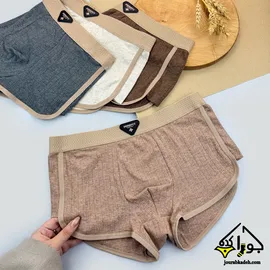 شورت نیمپا اسکاتی کبریتی برجسته برند کاتن