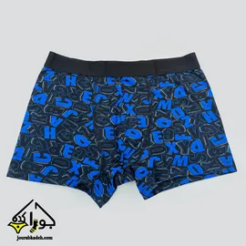 شورت نیمپا ترکیه ای طرح حروف آبی برند براک