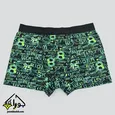 شورت نیمپا ترکیه ای طرح گرافیتی سبز برند براک