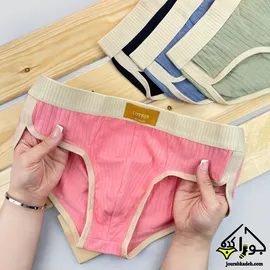 شورت اسلیپ کبریتی اسکاتی طرح COTTON برند کاتن