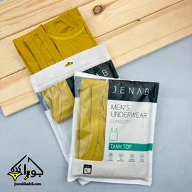 زیرپوش رکابی CLASSIC FIT مردانه جناب رنگ خردلی