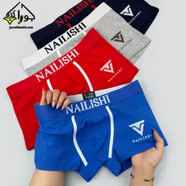 شورت نیمپا کش پهن نوار دوزی برند لاکچری