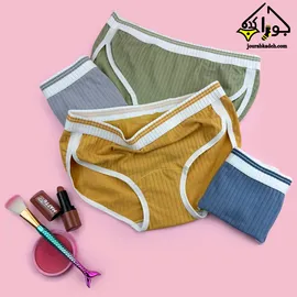 شورت زنانه اسلیپ اسکاتی کبریتی پهن برند کاتن