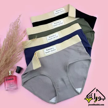 شورت زنانه اسلیپ کبریتی طرح کش چین کاتن