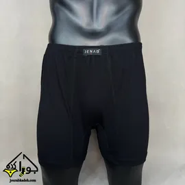 شورت پادار مردانه CLASSIC FIT مشکی جناب