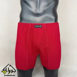 شورت پادار CLASSIC FIT پنبه سوپر مردانه جناب رنگ قرمز