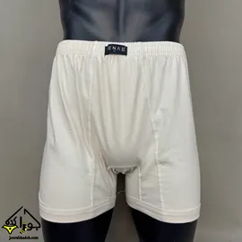 شورت پادار CLASSIC FIT پنبه سوپر مردانه جناب رنگ شیری