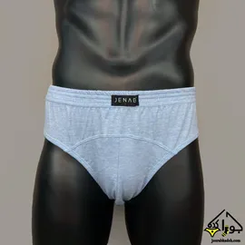 شورت اسلیپ CLASSIC FIT پنبه سوپر مردانه جناب رنگ آبی ملانژ