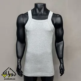 رکابی یقه خشتی SPORT FIT پنبه سوپر برند جناب رنگ ملانژ