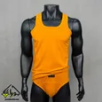 ست رکابی و شورت اسلیپ مردانه CLASSIC FIT پنبه سوپر جناب رنگ نارنجی