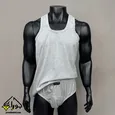 ست رکابی و شورت اسلیپ مردانه CLASSIC FIT پنبه سوپر جناب رنگ ملانژ