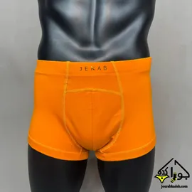 شورت نیمپا پنبه لاکرا SPORT FIT مردانه جناب رنگ نارنجی