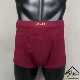 شورت نیمپا پنبه لاکرا SPORT FIT مردانه جناب رنگ زرشکی