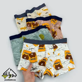 شورت نیمپا مردانه طرح دار برند Nanjiren