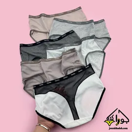 شورت زنانه اسلیپ فانتزی کبریتی پشت تور برند کاتن