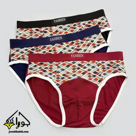 شورت اسلیپ مودال طرح لوزی یاشن کد 2048