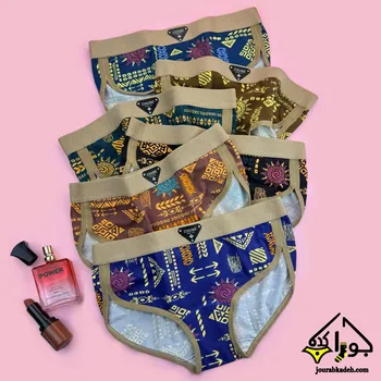 شورت زنانه اسلیپ اسکاتی سنتی طرح خورشید کاتن