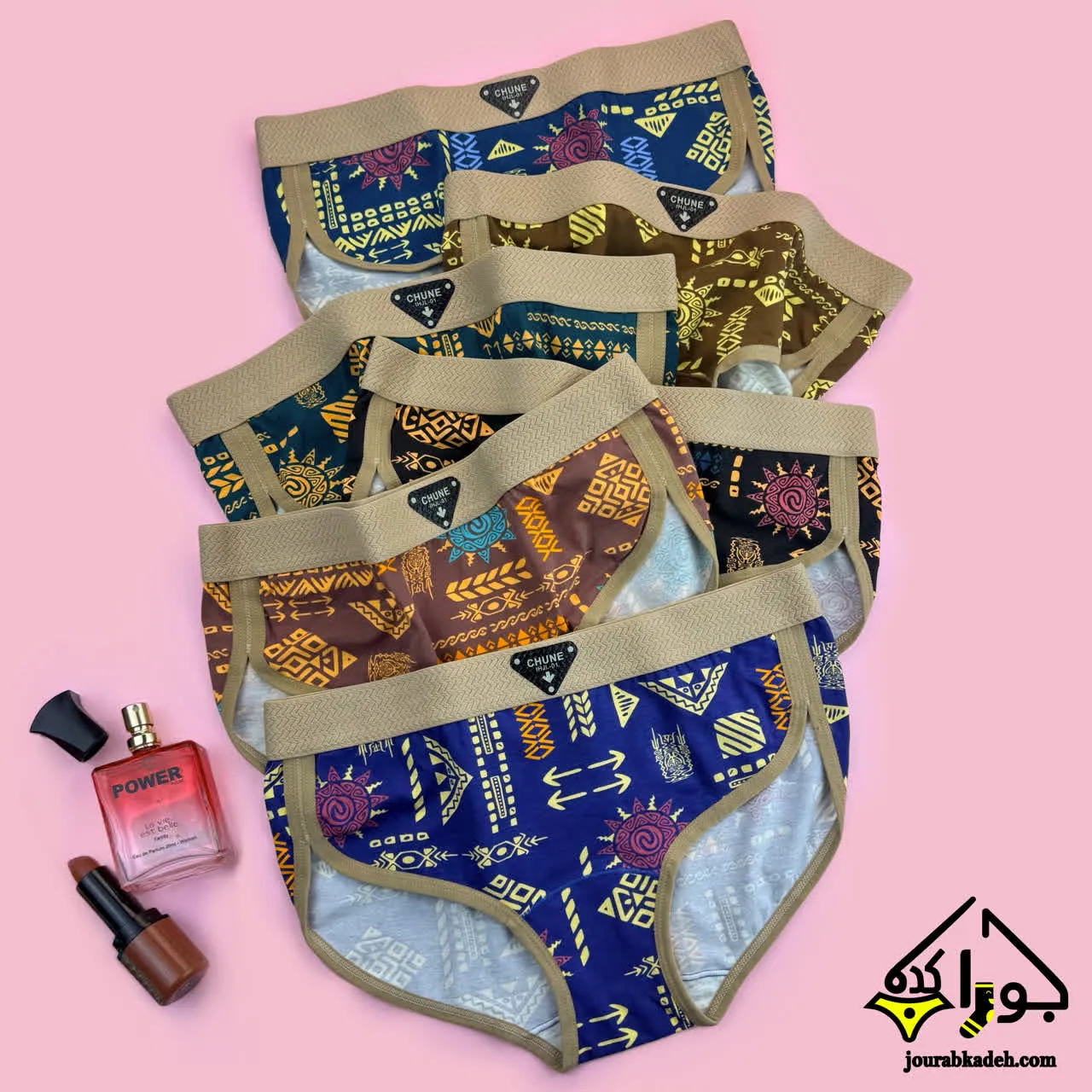 شورت زنانه اسلیپ اسکاتی سنتی طرح خورشید کاتن