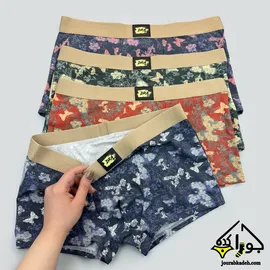 شورت نیمپا مردانه طرح پروانه برند لاکچری