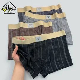 شورت نیمپا مردانه نگین برجسته نقره کوب برند لاکچری