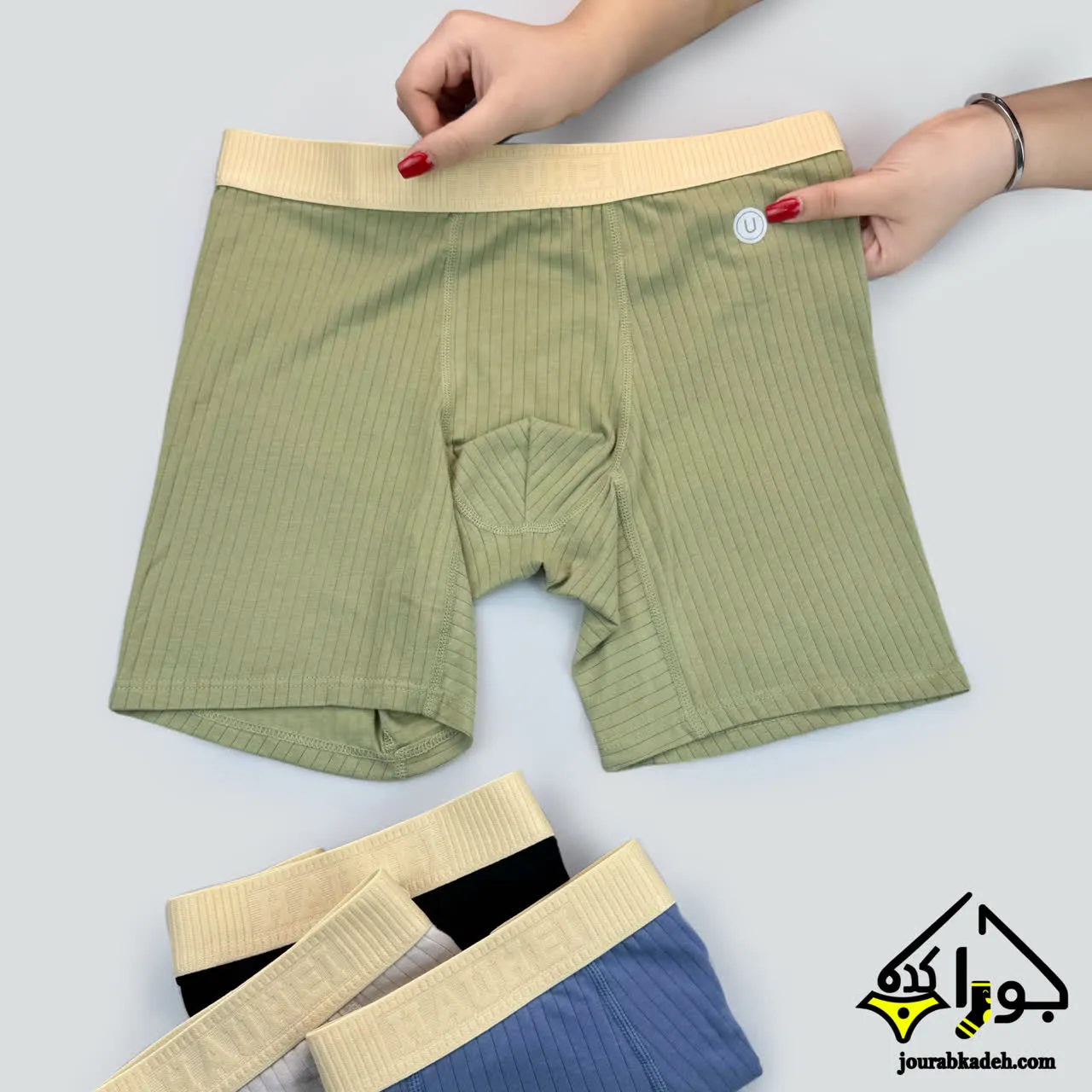 شورت پادار مردانه کبریتی برند لاکچری