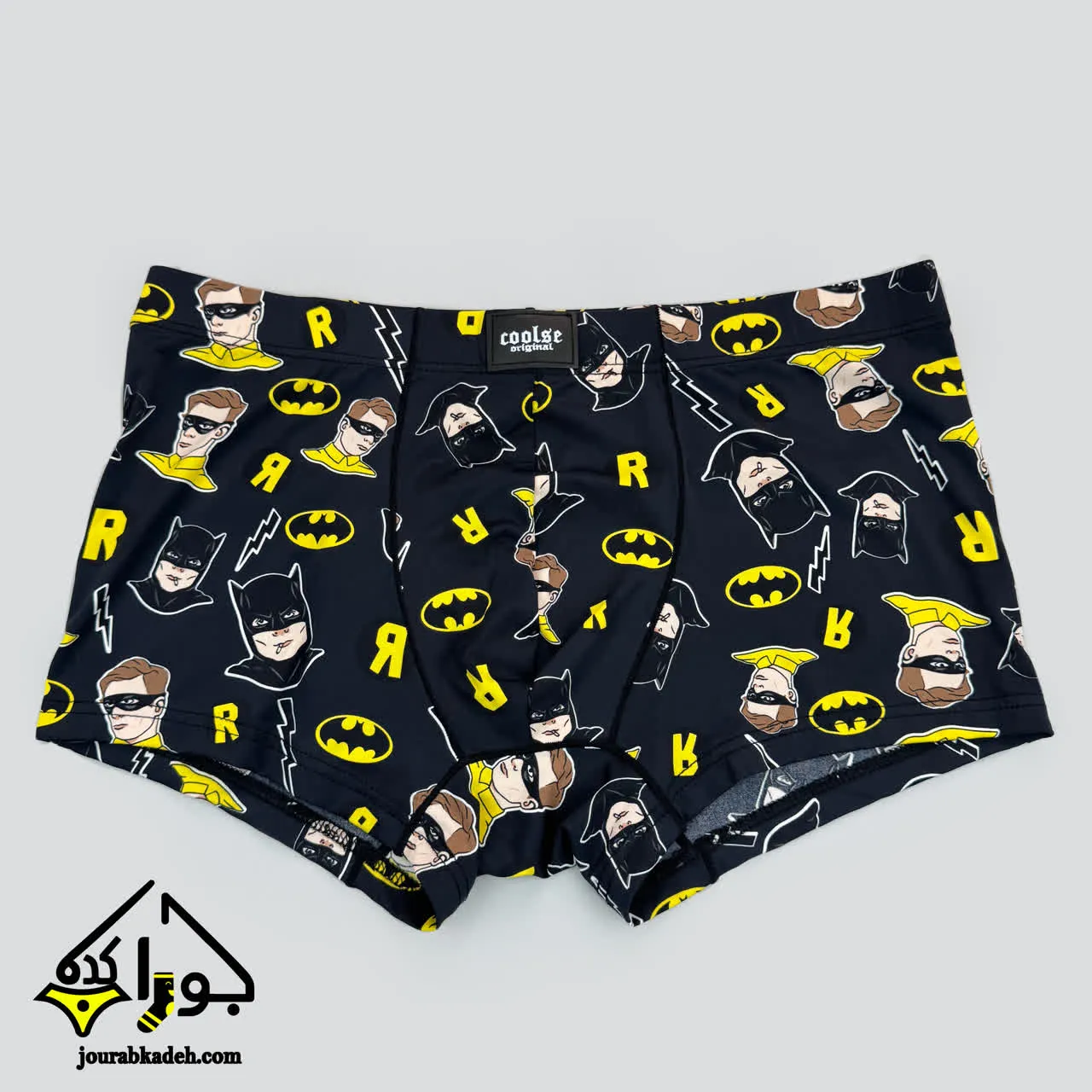 شورت نیمپا مردانه کولسی اورجینال طرح بتمن