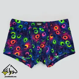 شورت نیمپا مردانه کولسی اورجینال طرح چشم کهکشانی