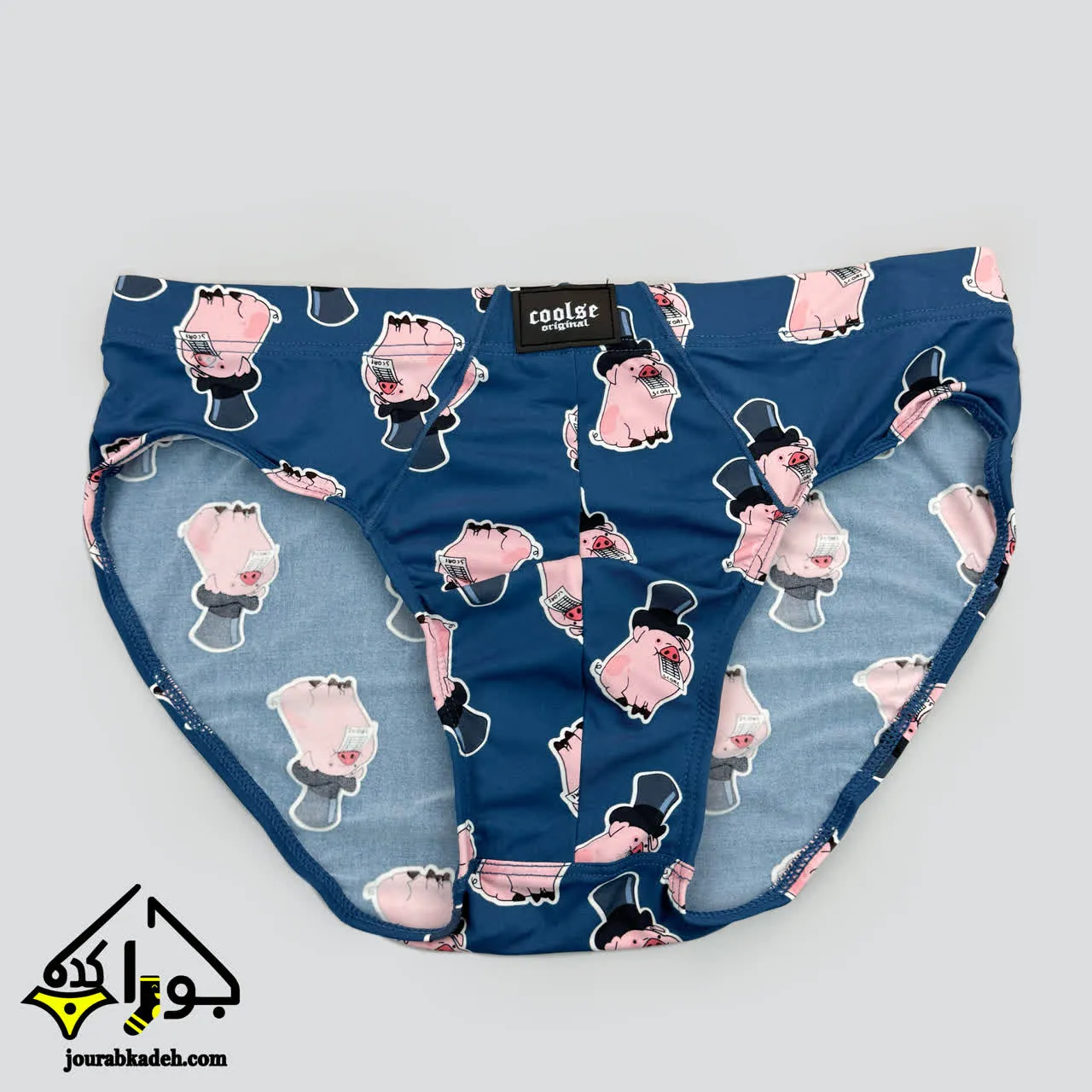 شورت اسلیپ مردانه طرح خوک شعبده باز برند کولسی اورجینال