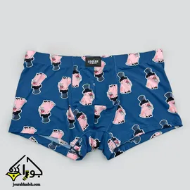 شورت نیمپا مردانه کولسی اورجینال طرح خوک شعبده باز