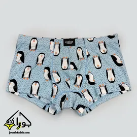 شورت نیمپا مردانه کولسی اورجینال طرح پنگوئن