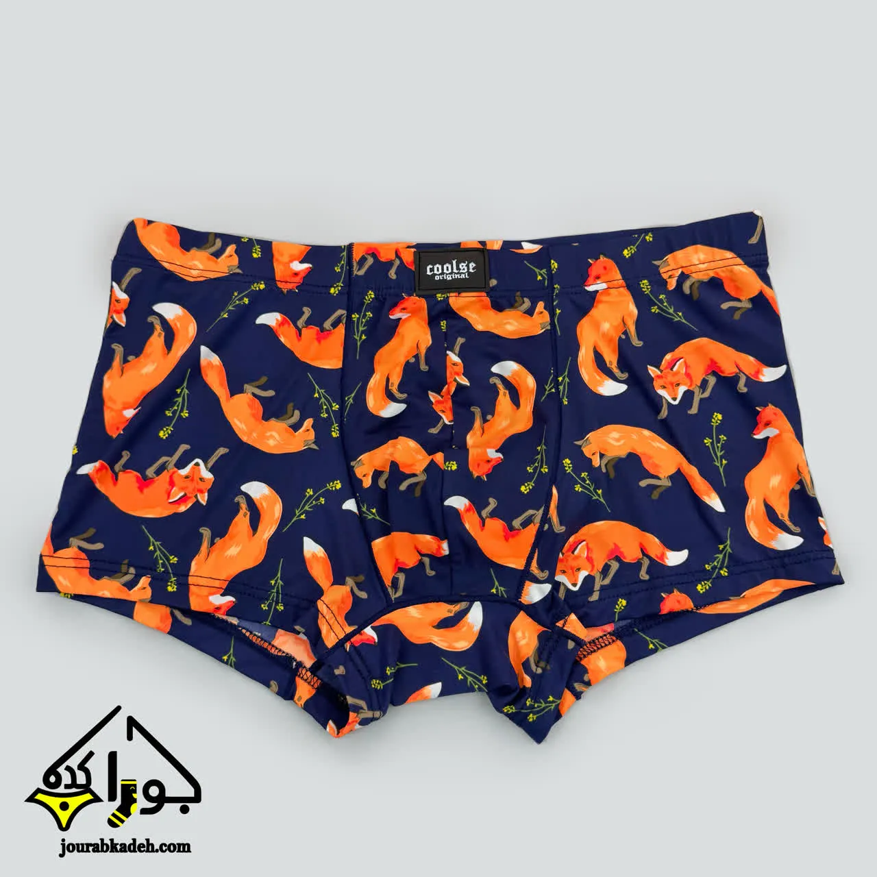 شورت نیمپا مردانه کولسی اورجینال طرح روباه